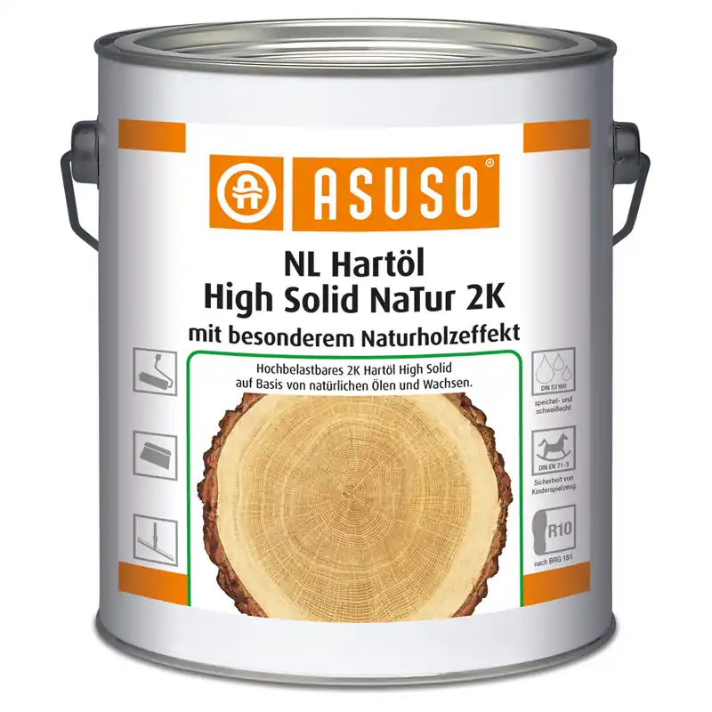 Neue Kollektion NL Hartöl High Solid Natur 2K inkl. Härter-farblos
