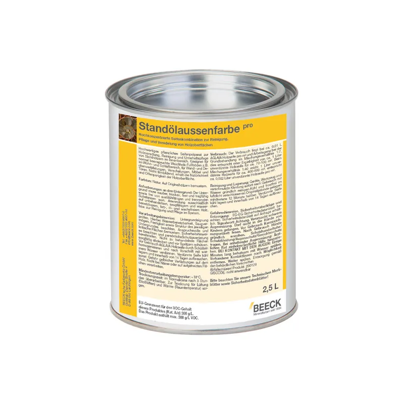 Standölaußenfarbe Pro seidenglanz-weiß Neue Kollektion