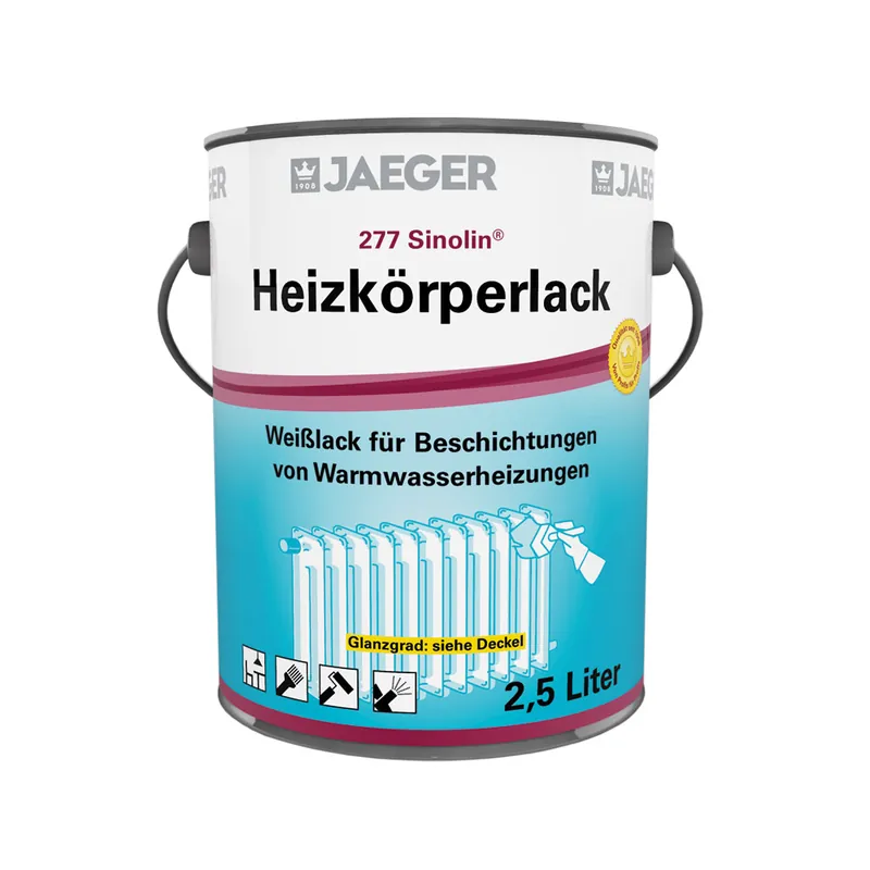 277 Sinolin Heizkörperlack, hochglänzend-weiss Nur Heute