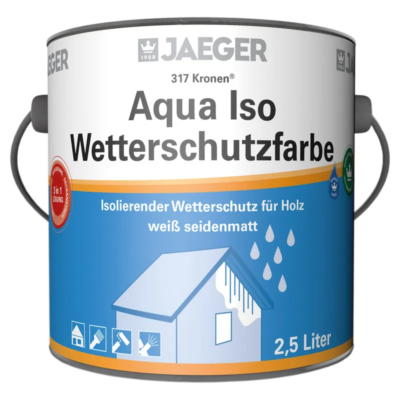 Finale Aktion 317 Kronen Aqua Iso Wetterschutzfarbe-0,75 Liter