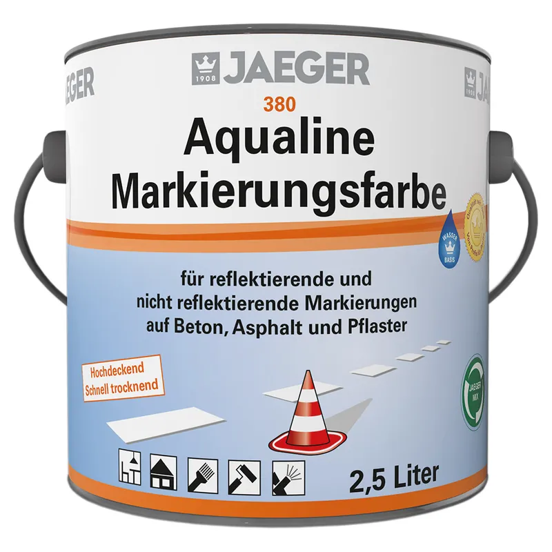 380 Aqualine Markierungsfarbe-RAL 1023 Mega-Angebot