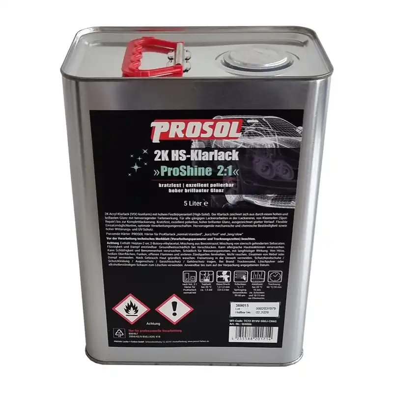 2K HS-Klarlack ProShine (2:1)- Bestpreis
