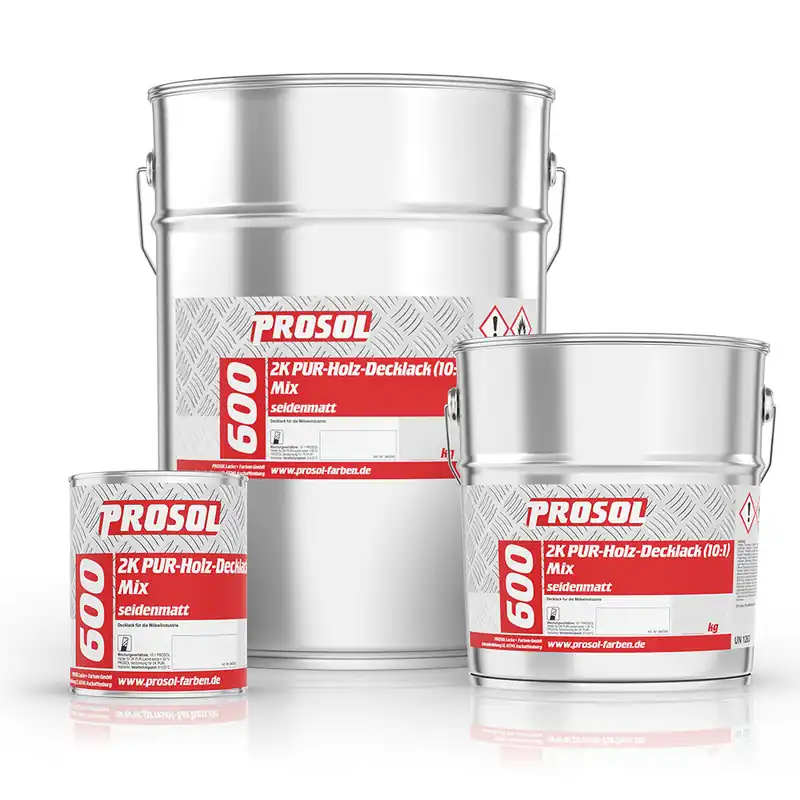 Saisonangebot 2K PUR-Holz-Decklack 600 (10:1) - Mix-1,0 kg