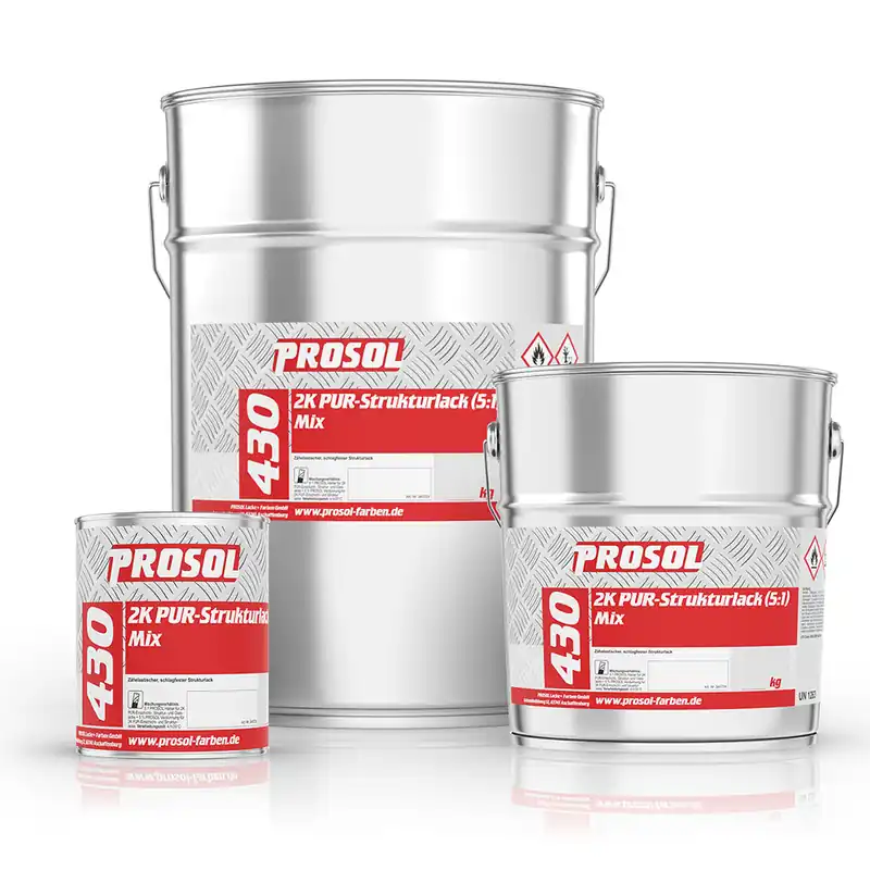 Jetzt Bestellen 2K PUR-Strukturlack 430 (5:1) - Mix-1,0 kg