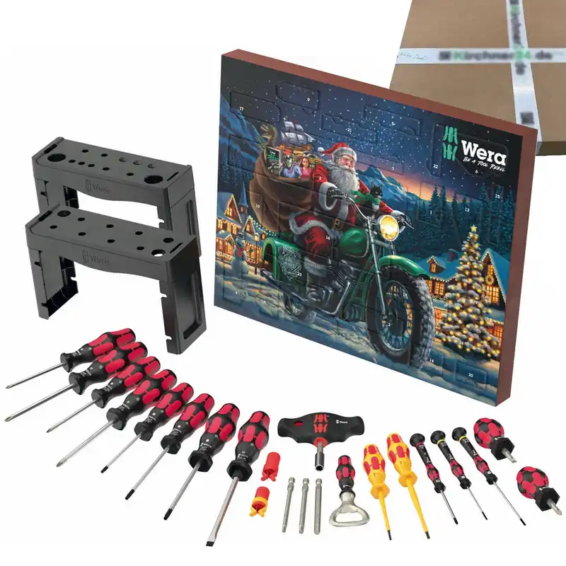Wera Adventskalender 2025 Geschenk neutrale Verpackung 05136610001 Letzte Chance