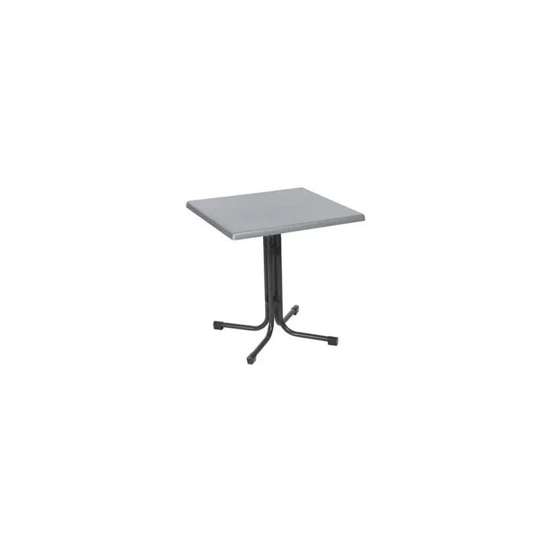 acamp Tisch Piazza 70 x 70 cm anthrazit/inox Günstig