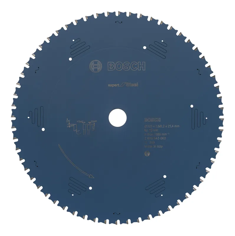 Abverkauf Bosch Expert Kreissägeblatt for Steel, 305 x 25,4 x 2,6 mm, 60 Zähne